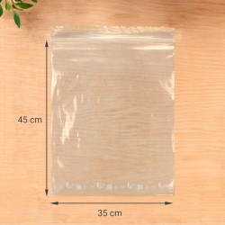 Sachet fermeture rapide, transpar 80mic 35 x 45+1,5cm sachet de 100