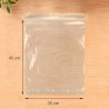 Sachet fermeture rapide, transpar 80mic 35 x 45+1,5cm sachet de 100