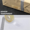 Ruban adhésif Pro 50Mic transparent de bureau 19mm x 33m pack de 8
