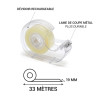 Ruban adhésif 50 Mic transparent avec dévidoir 19mm x 33m 
