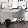 Poubelle, corbeille papier avec poignés 12,5 litres noir
