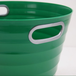 Poubelle, corbeille papier avec poignés 12,5 litres vert