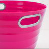 Poubelle, corbeille papier avec poignés 12,5 litres rose