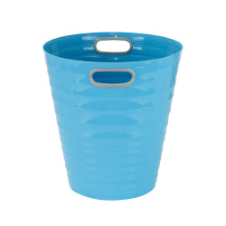 Poubelle, corbeille papier avec poignés 12,5 litres turquoise