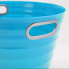 Poubelle, corbeille papier avec poignés 12,5 litres turquoise