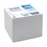 Bloc mémo blanc 700 feuilles 9 x 9 cm avec dos encollé