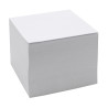 Bloc mémo blanc 700 feuilles 9 x 9 cm avec dos encollé