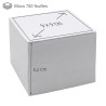 Bloc mémo blanc 700 feuilles 9 x 9 cm avec dos encollé