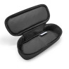 Trousse ovale zippée semi-rigide 23x9x6 cm Tissu Noire