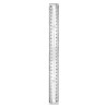 Règle plate 30cm transparente double graduation mm