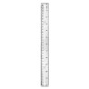 Règle 30cm/12inch transparente double graduation cm/inch