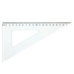 Equerre 21cm x 60°