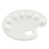 Plateau de peinture blanc, palette 9 alvéoles