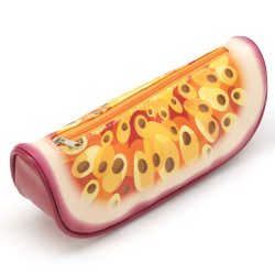 Trousse Fourre tout Zippée 23 x 6 x 9 cm PVC  Décor Fruit Passion