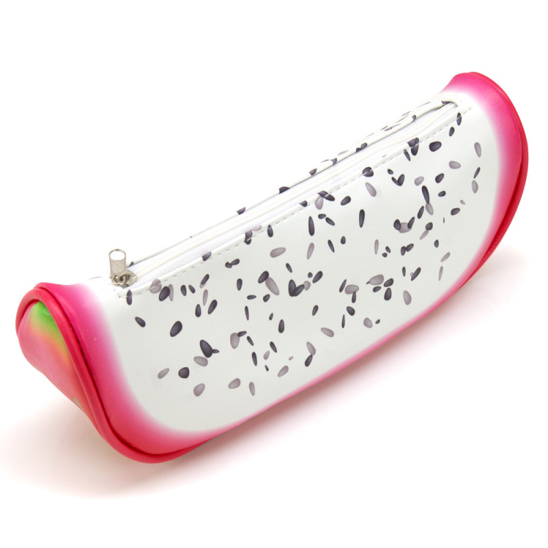 Trousse Fourre tout Zippée 23 x 6 x 9 cm PVC Forme et Décor Pitaya