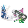 Trousse Fourre tout Forme Basket 23x8x11 cm Paillettes couleurs ass.
