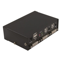 KVM 2 UC DVI/USB2 avec câbles