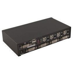 KVM 4 UC DVI/USB2 avec câbles