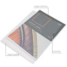 Pochettes Coins A4 Transparent grainées 90 mic. (9/100e) Paquet de 50