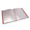 Protège Doc A4 160 Vues 80 Poch Polypro Premium Identifiable - Rouge