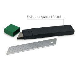 Jeu de 10 lames épaisses 18mm pour cutter séquable 14 sections