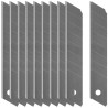 Jeu de 10 lames épaisses 18mm pour cutter séquable 