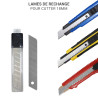 Jeu de 10 lames épaisses 18mm pour cutter séquable 