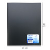 Protège Documents A4 60 Vues 30 Pochettes Couverture Polypro Noir