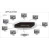 Partageur/amplificateur HDMI 1.3 pour 2 sorties