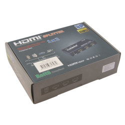 Partageur/amplificateur HDMI 1.4, 4K, 3D pour 2 sorties