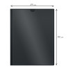 Protège Doc A4 Personnalisable 80 Vues Couvert Polypro Noir