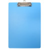 Porte bloc à pince A4 en polypro de 2mm - 22.5 x 31.5 cm - Bleu