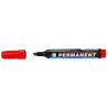Marqueur permanent Rouge pointe Biseautée 5 mm grand modèle