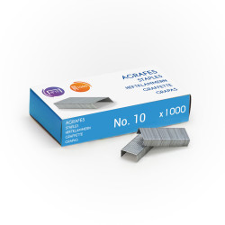 Agrafes n°10 galvanisée boîte de 1000