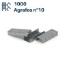 Agrafes n°10 galvanisée boîte de 1000