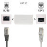 Coupleur RJ45 Cat. 5e non blindé FEM/FEM
