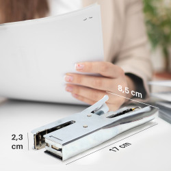 Pince Agrafeuse de bureau 24/6-26/6 métal capacité 30 feuilles