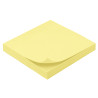Notes adhésives repositionnables bloc 100 feuilles jaunes 75 x 75 mm