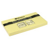 Notes adhésives repositionnables bloc 100 feuilles jaunes 75 x 125 mm