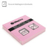 Bloc note reposition Pastel 100 feuil 75x75mm jaune, bleu, rose, vert