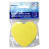 Bloc 100 notes repositionnable c?ur 5 couleurs 70x70mm suspendu