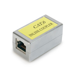 Coupleur RJ45 Cat. 6 blindé FEM/FEM