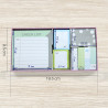 Box 800 notes repositionnable fantaisie 8 x 100 feuilles Boite cadeau