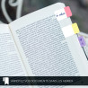 100 Marques page papier reposition 20x5 coul Néon 42x25mm suspendu