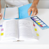 100 Marques page papier reposition 20x5 coul Néon 42x25mm suspendu