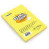 Bloc note repositionnable grand format 100 feuilles Jaune 98 x 150mm