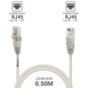Câble réseau RJ45 Cat. 5e non blindé UTP gris 0.50m