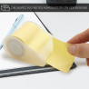 Rouleaux note repositionnable Jaune + distributeur 50mm x 5m blister