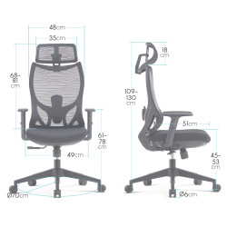 Fauteuil de bureau  CANIS --Démo livré monté