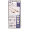 Cordon USB 2.0 A/B mâle-mâle 1.80m beige -S